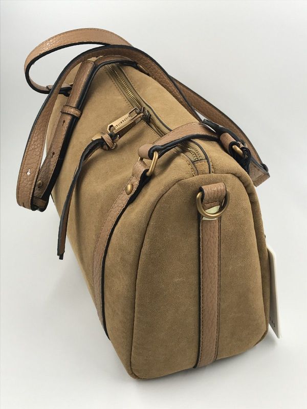 Hispanitas handtas suède oker (BI264936 suède honey) - Stiletto Schoenen (Oudenaarde)