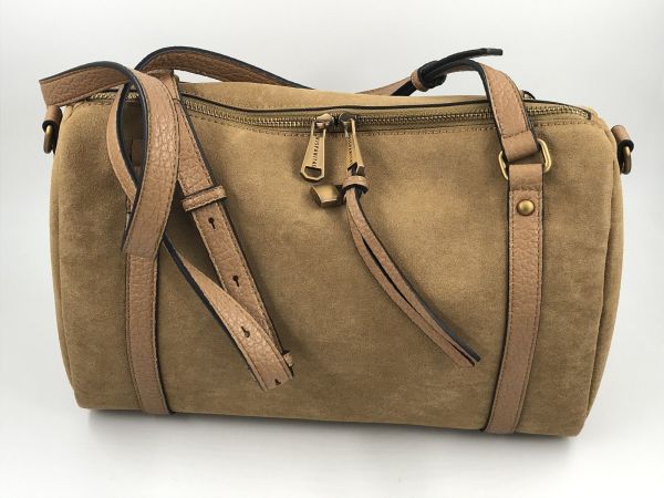 Hispanitas handtas suède oker (BI264936 suède honey) - Stiletto Schoenen (Oudenaarde)