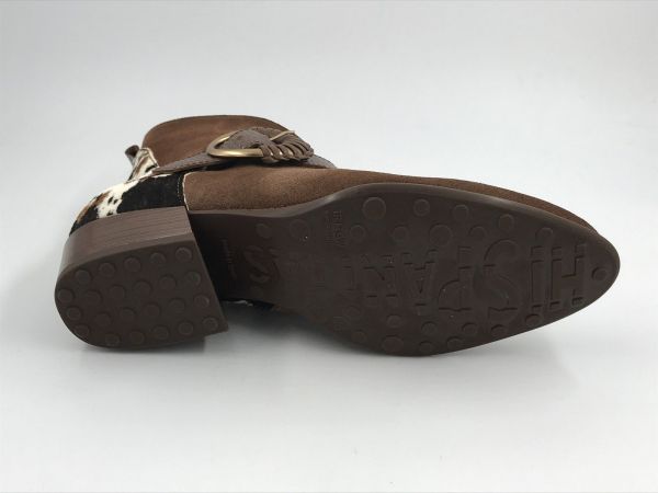 Hispanitas KLaars suède bruin (HI254256 verona velour avellana) - Stiletto Schoenen (Oudenaarde)