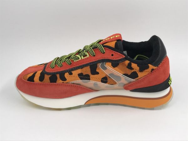 Hoff dam run multi oranje leopard (orange lady) - Stiletto Schoenen (Oudenaarde)