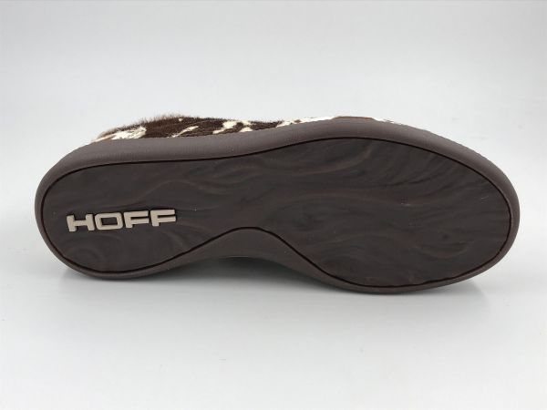 Hoff dam sneaker multi bruin print (park cowprint brown) - Stiletto Schoenen (Oudenaarde)