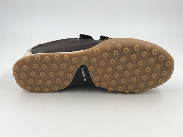 Hoff dam sneaker multi bruin (bridge velcros chocolate) - Stiletto Schoenen (Oudenaarde)