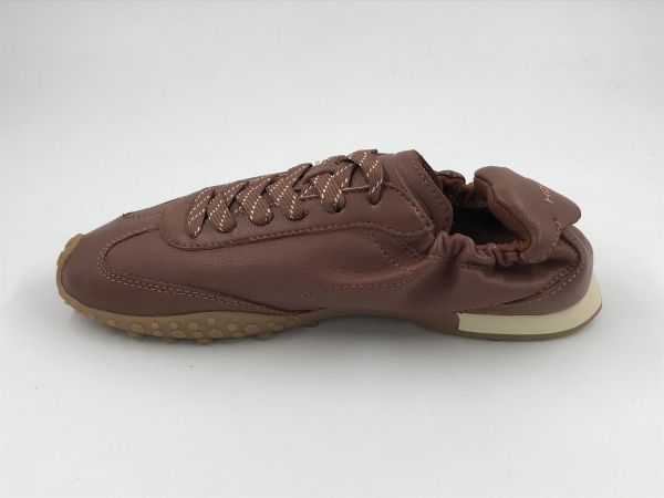 Hoff dam sneaker multi cognac (Bridge napa tan) - Stiletto Schoenen (Oudenaarde)