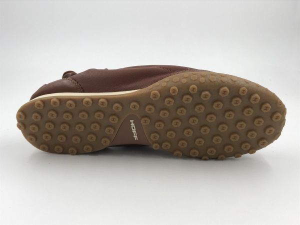 Hoff dam sneaker multi cognac (Bridge napa tan) - Stiletto Schoenen (Oudenaarde)