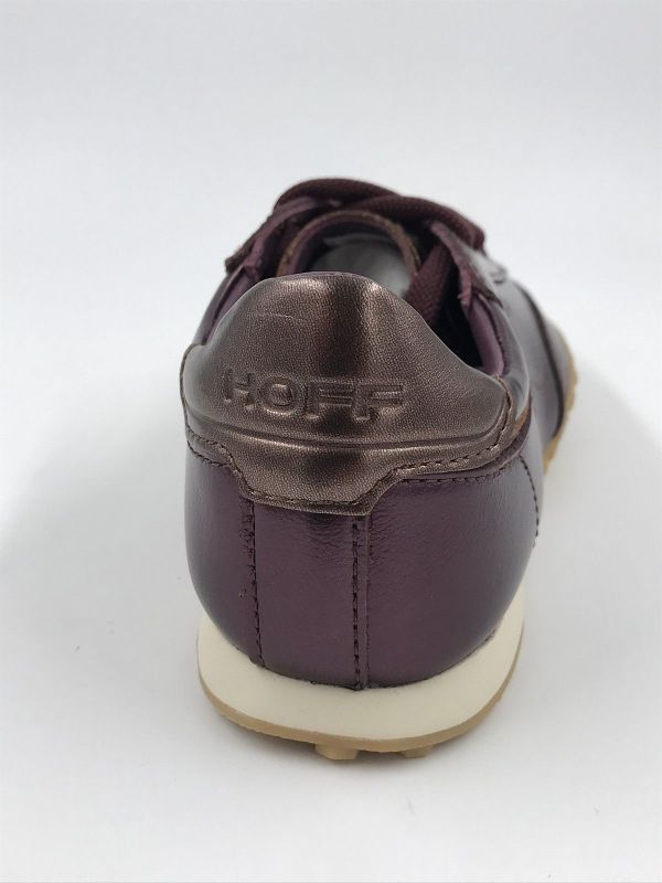 Hoff dam sneaker multi met bordeaux (bridge metallics burgundy) - Stiletto Schoenen (Oudenaarde)