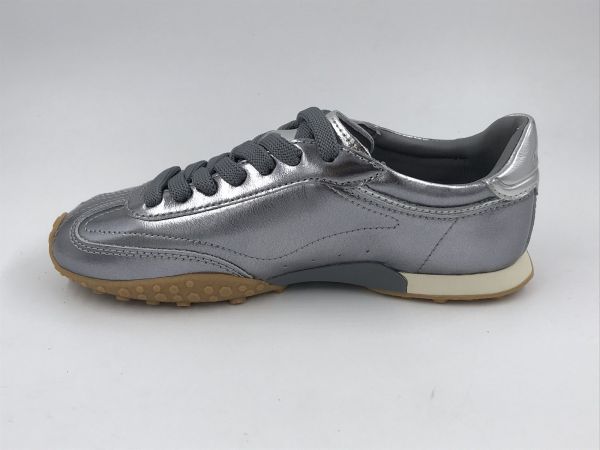 Hoff dam sneaker multi metallic zilver (bridge metallics silver) - Stiletto Schoenen (Oudenaarde)