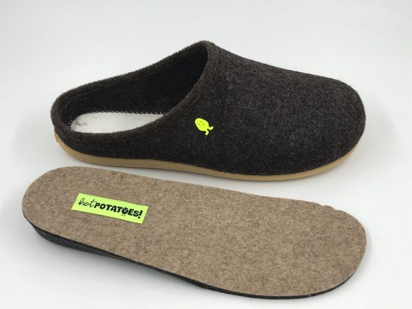 hot potatoes her pantoffel bruin (HP92209 brown) - Stiletto Schoenen (Oudenaarde)