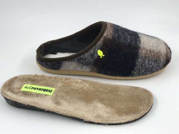 hot potatoes her pantoffel bruin (HP92276 brown) - Stiletto Schoenen (Oudenaarde)