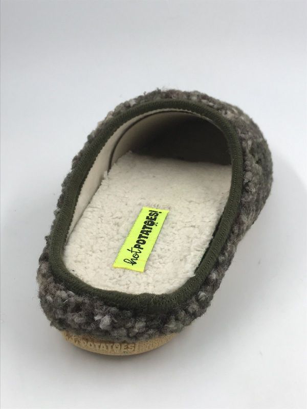 hot potatoes her pantoffel khaki (HP70103 khaki) - Stiletto Schoenen (Oudenaarde)