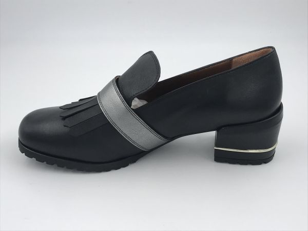 JJ dam moc led zwart (17WG02L2) - Stiletto Schoenen (Oudenaarde)