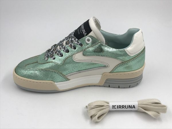 Kirruna dam sneaker led metallic groen (Water 38) - Stiletto Schoenen (Oudenaarde)