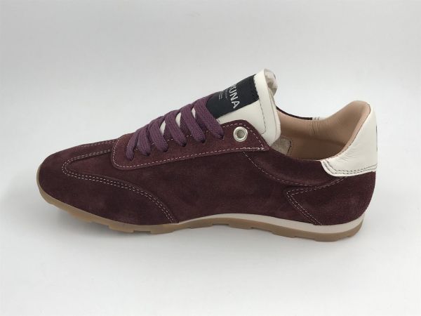 Kirruna dam sneaker suède bordeau (Terra 02) - Stiletto Schoenen (Oudenaarde)