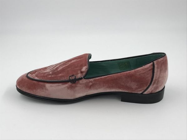 LAB dam loafer velour rosado (18585 645B) - Stiletto Schoenen (Oudenaarde)
