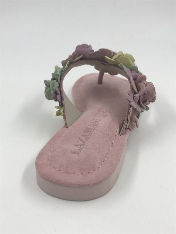 Lazamani dam slipper led lilac (LA33801 lilac cathelijne multi flowers) - Stiletto Schoenen (Oudenaarde)