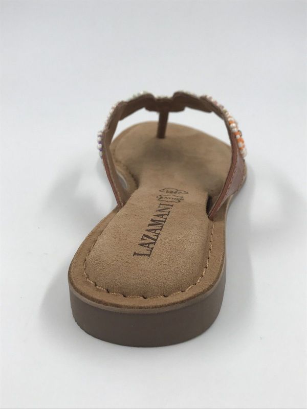 Lazamani dam slipper led multi (LA75925 multi loua toe) - Stiletto Schoenen (Oudenaarde)