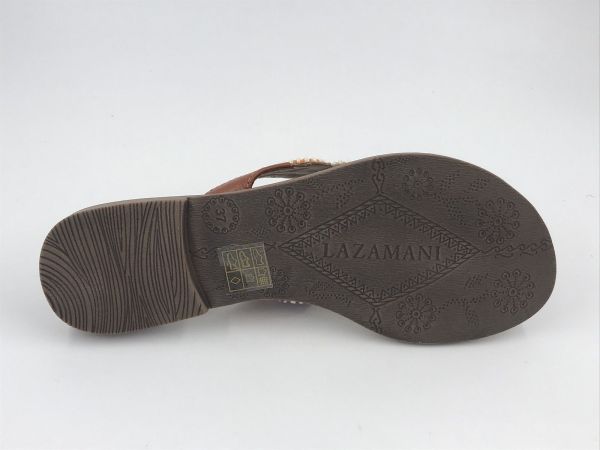 Lazamani dam slipper led multi (LA75925 multi loua toe) - Stiletto Schoenen (Oudenaarde)
