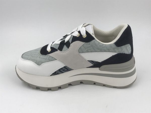 Liu Jo dam run led/textiel blauw/wit (BA6035PX827S3361 amazing 42 sneaker calf leather) - Stiletto Schoenen (Oudenaarde)