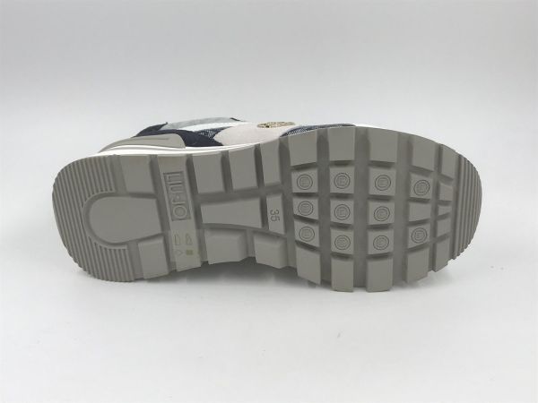 Liu Jo dam run led/textiel blauw/wit (BA6035PX827S3361 amazing 42 sneaker calf leather) - Stiletto Schoenen (Oudenaarde)