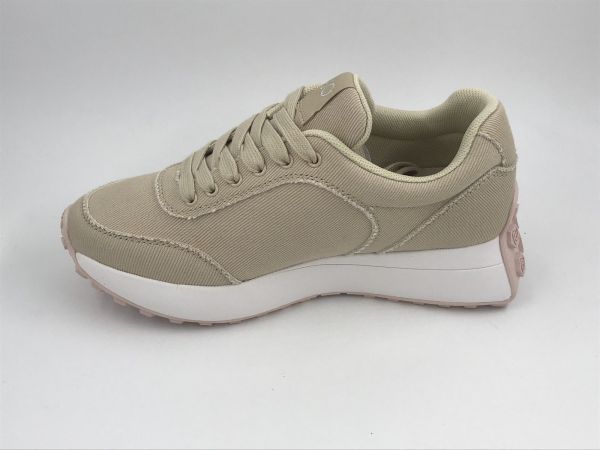 Liu Jo dam runner led/tex beige (BA5003TX054S1879 lolo 18 fabric honey) - Stiletto Schoenen (Oudenaarde)