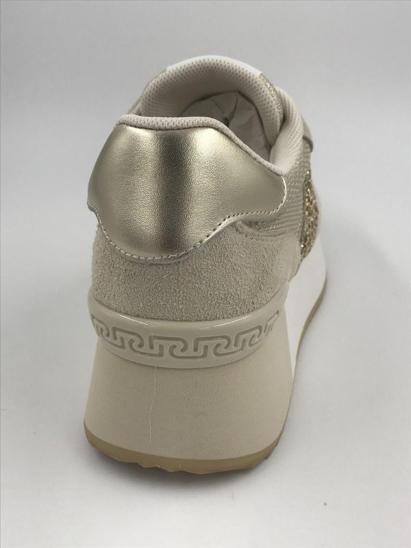 Liu Jo dam runner led/tex beige (BA5035PX618S3666 dreamy02 cow suede) - Stiletto Schoenen (Oudenaarde)