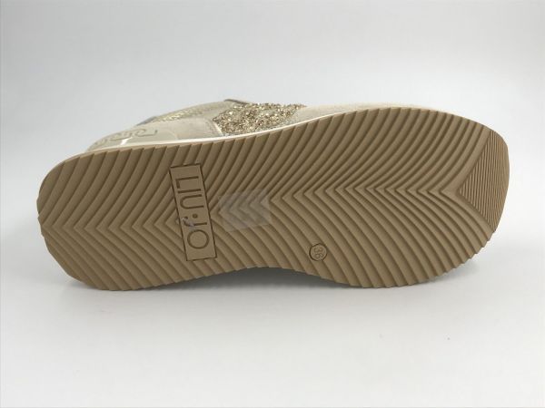 Liu Jo dam runner led/tex beige (BA5035PX618S3666 dreamy02 cow suede) - Stiletto Schoenen (Oudenaarde)