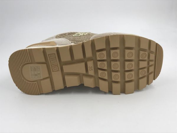 Liu Jo dam runner led/tex beige (BF4053TX432S1802 amazing23 lurex velvet) - Stiletto Schoenen (Oudenaarde)