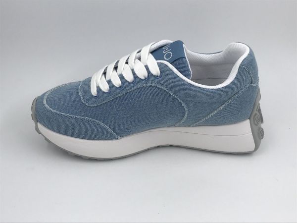 Liu Jo dam runner led/tex jeans (BA5003TX054S1152 lolo 18 fabric cyan) - Stiletto Schoenen (Oudenaarde)