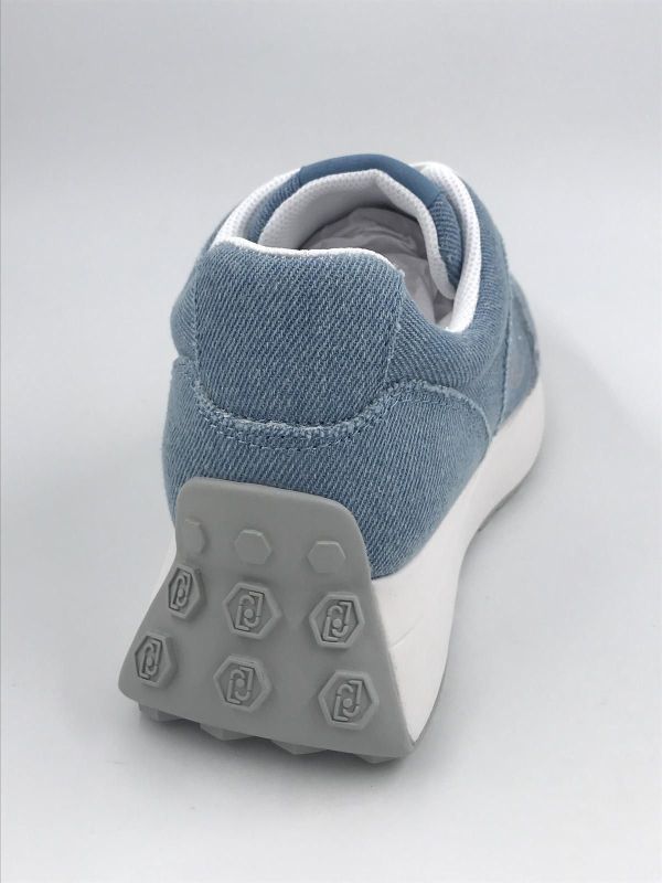 Liu Jo dam runner led/tex jeans (BA5003TX054S1152 lolo 18 fabric cyan) - Stiletto Schoenen (Oudenaarde)