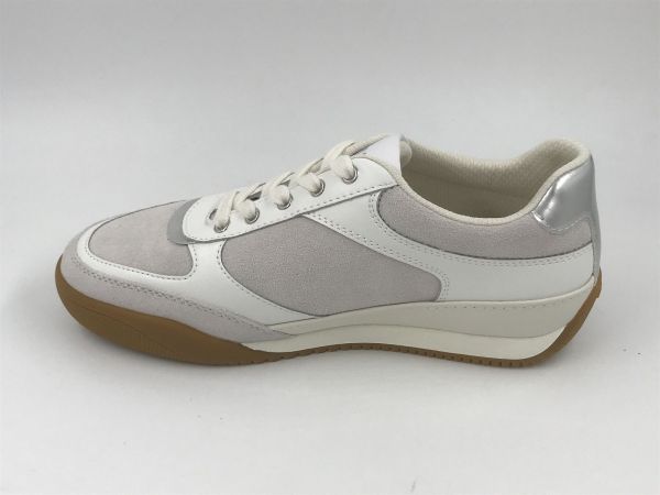 Liu Jo dam sneaker led/suède ecru (BA6039PX31001111 lewis 01 sneaker cow suède/calf) - Stiletto Schoenen (Oudenaarde)