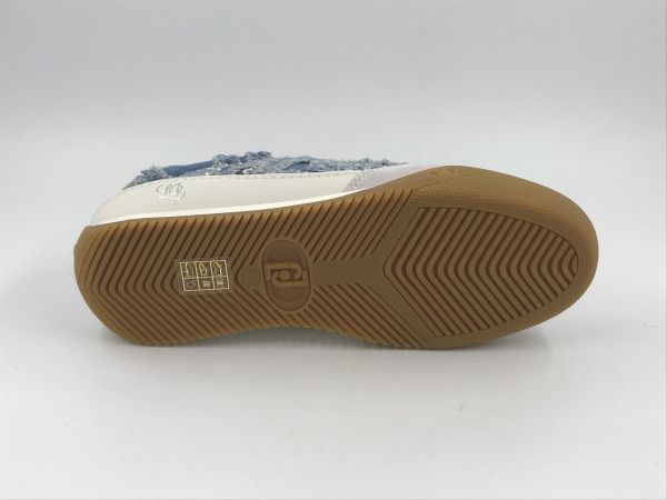 Liu Jo dam sneaker led/tex jeans (BA6093TX54300009 lewis 04 sneaker denim strass) - Stiletto Schoenen (Oudenaarde)