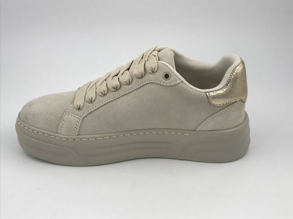 Liu Jo dam sneaker suède beige (BF3027PX35341210 cleo 09) - Stiletto Schoenen (Oudenaarde)