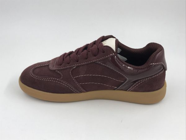 Liu Jo dam sneaker suède bordeaux (BF6045PX245S3805 connor 01 cow suède) - Stiletto Schoenen (Oudenaarde)