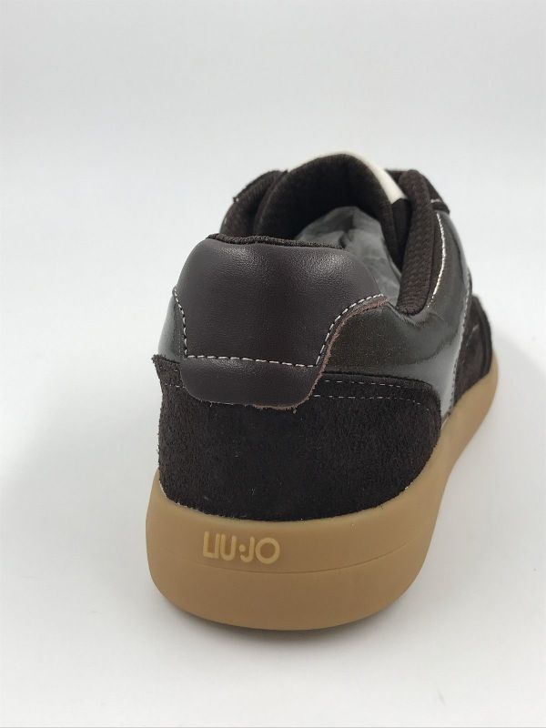 Liu Jo dam sneaker suède bruin (BF6045PX245S3365 connor 01 cow suède) - Stiletto Schoenen (Oudenaarde)
