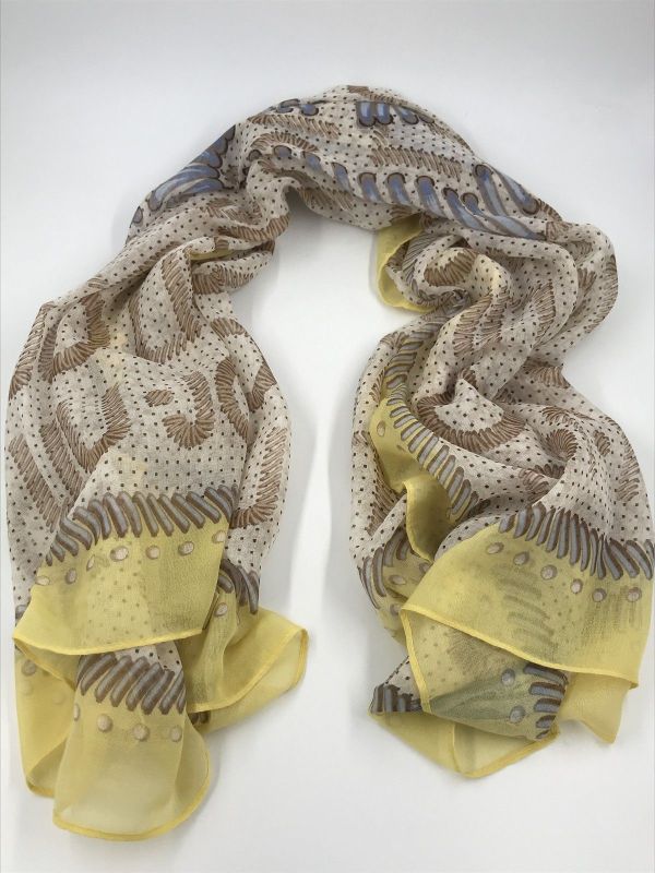 Liu Jo foulard geel (2A6037T2745 foulard weave canvas advocado) - Stiletto Schoenen (Oudenaarde)