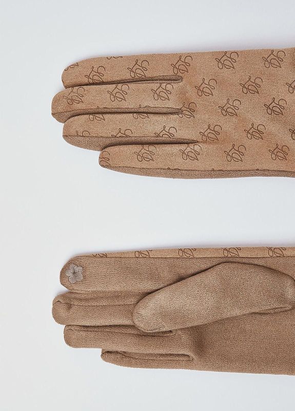 Liu Jo handschoenen caramel (2F6056T2745 00070 guanto stampato cammello) - Stiletto Schoenen (Oudenaarde)