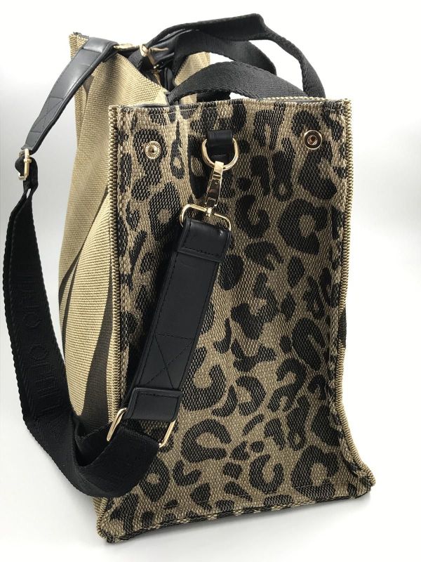 Liu Jo handtas beige (2A5013T6087 tote logo animalier brown) - Stiletto Schoenen (Oudenaarde)