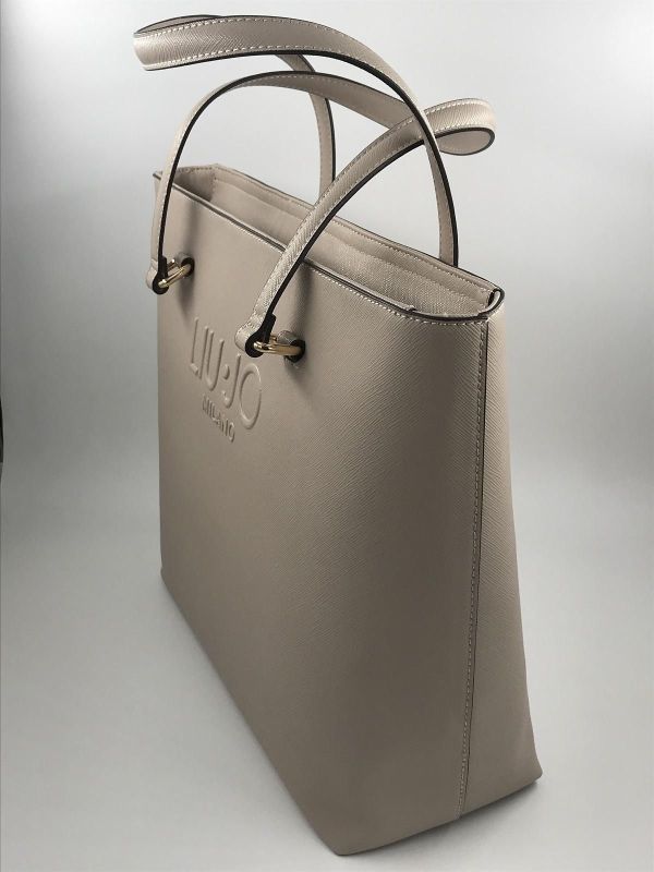 Liu Jo handtas beige (AA55321E0087 tote neutro) - Stiletto Schoenen (Oudenaarde)