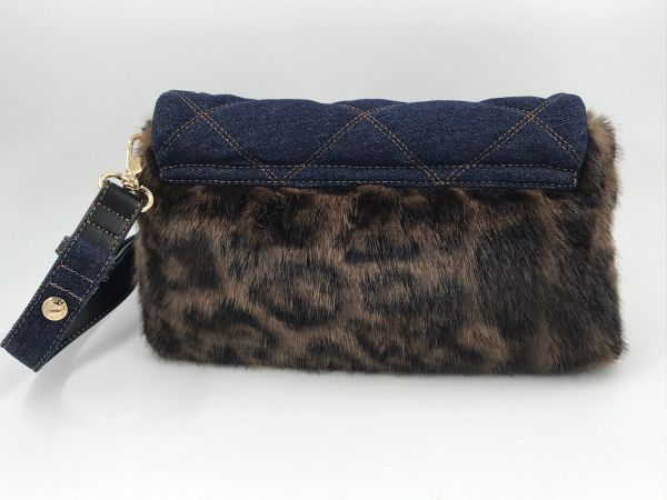 Liu Jo handtas blu denim (AF6148E1164 00770 M crossbody blu denim) - Stiletto Schoenen (Oudenaarde)