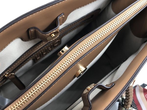 Liu Jo handtas bruin (AF6086E1137 81140 M tote suede) - Stiletto Schoenen (Oudenaarde)