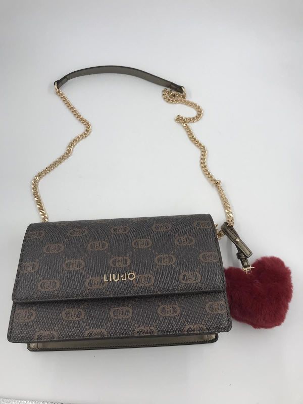 Liu Jo handtas bruin  (AF4253E0668 crossbody mokka) - Stiletto Schoenen (Oudenaarde)