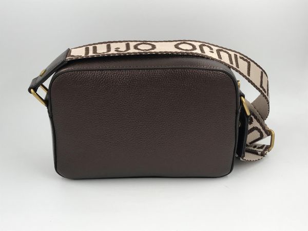 Liu Jo handtas bruin metallic (AF4204E0031camera case brown stone metal) - Stiletto Schoenen (Oudenaarde)