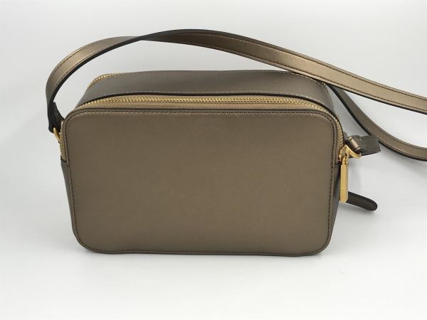 Liu Jo handtas bruin metallic (AF4248E0332 camera case bronzo metallic) - Stiletto Schoenen (Oudenaarde)