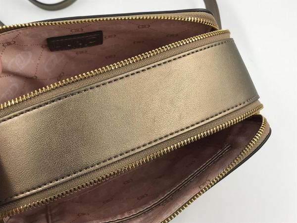 Liu Jo handtas bruin metallic (AF4248E0332 camera case bronzo metallic) - Stiletto Schoenen (Oudenaarde)