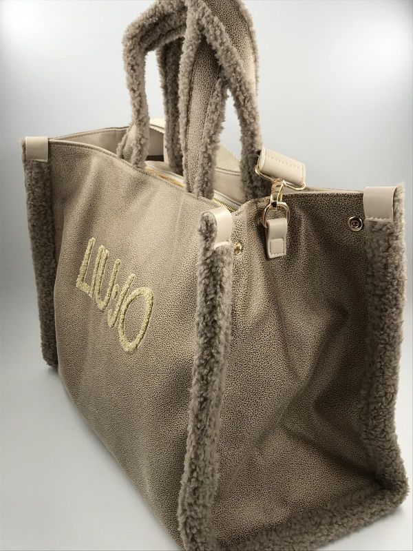 Liu Jo handtas camel (2F4067E0021 tote cammello) - Stiletto Schoenen (Oudenaarde)