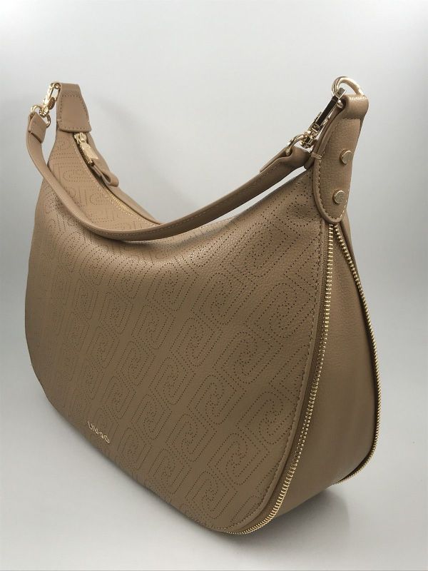 Liu Jo handtas camel (AA6134ES026 hobo cammello) - Stiletto Schoenen (Oudenaarde)