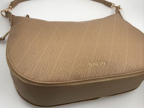 Liu Jo handtas camel (AA6134ES026 hobo cammello) - Stiletto Schoenen (Oudenaarde)