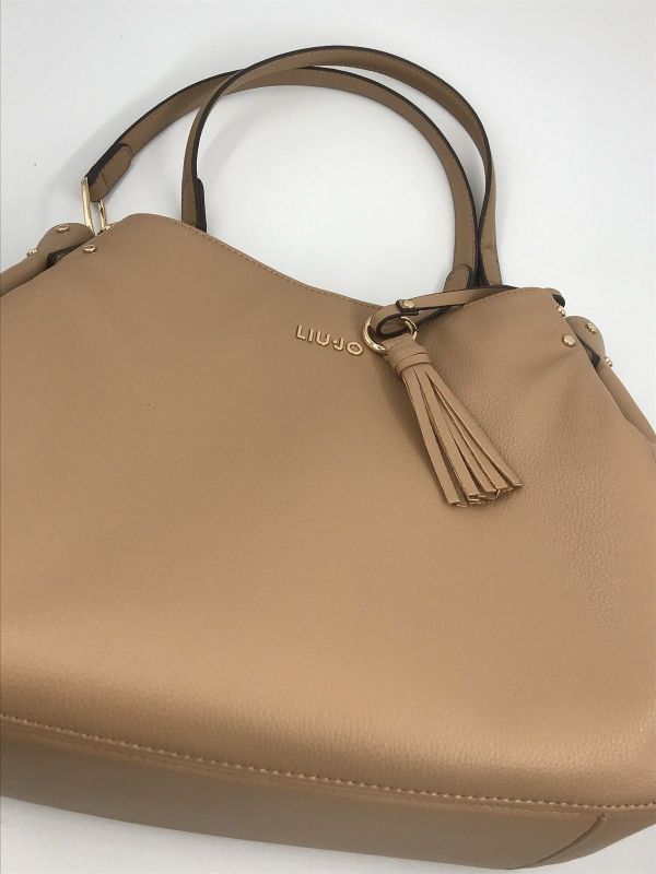 Liu Jo handtas camel (AA6185E1012 satchel cammello) - Stiletto Schoenen (Oudenaarde)
