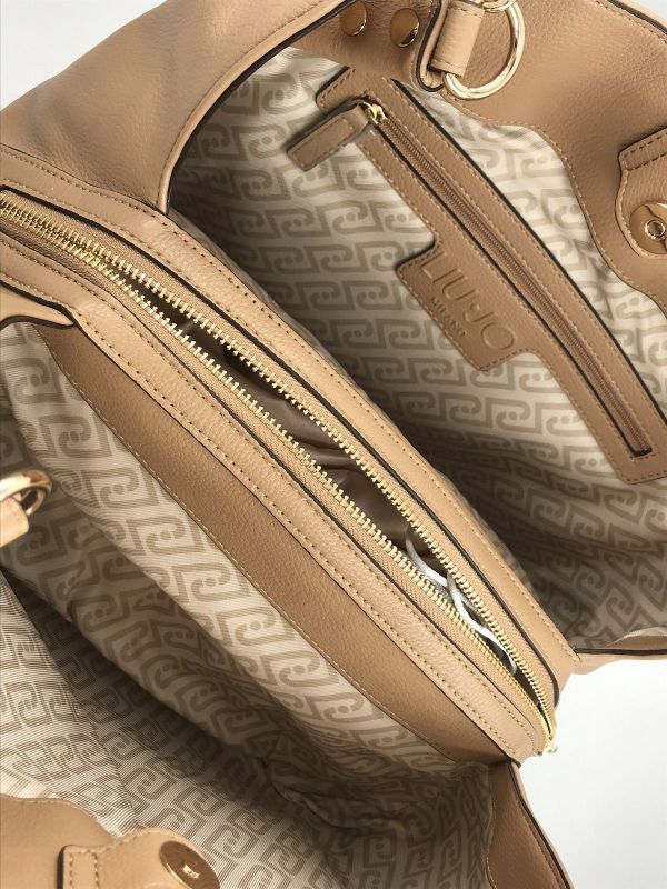 Liu Jo handtas camel (AA6185E1012 satchel cammello) - Stiletto Schoenen (Oudenaarde)