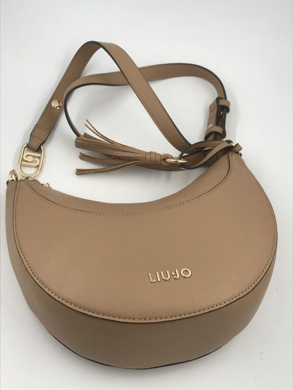 Liu Jo handtas camel (AA6186E1012 hobo cammello) - Stiletto Schoenen (Oudenaarde)