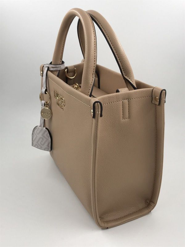 Liu Jo handtas caramel (AA6192E1012 tote dark cipria) - Stiletto Schoenen (Oudenaarde)